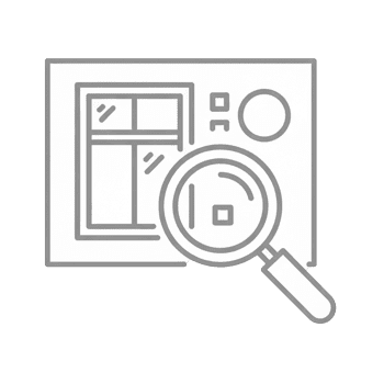 Icon representing professional window design consultations for hardware and finishes.